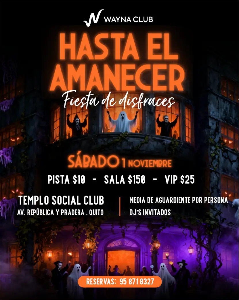 diseño de Post fiesta evento ibarra